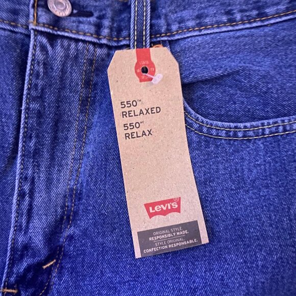 Levi’s 550 Relaxed Fit Jeans – Classic 90s Tapered Style | Size 36x32 | NWT - Picture 8 of 11